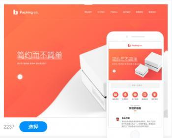 產品包裝企業公司建站手機站制作小程序制作仿站模板建站自適應網站